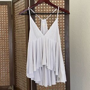 Knit flowy spaghetti strap tank